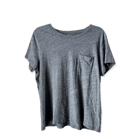 Madewell Whisper Grey Pocket Tee size XL - Picture 1 of 9